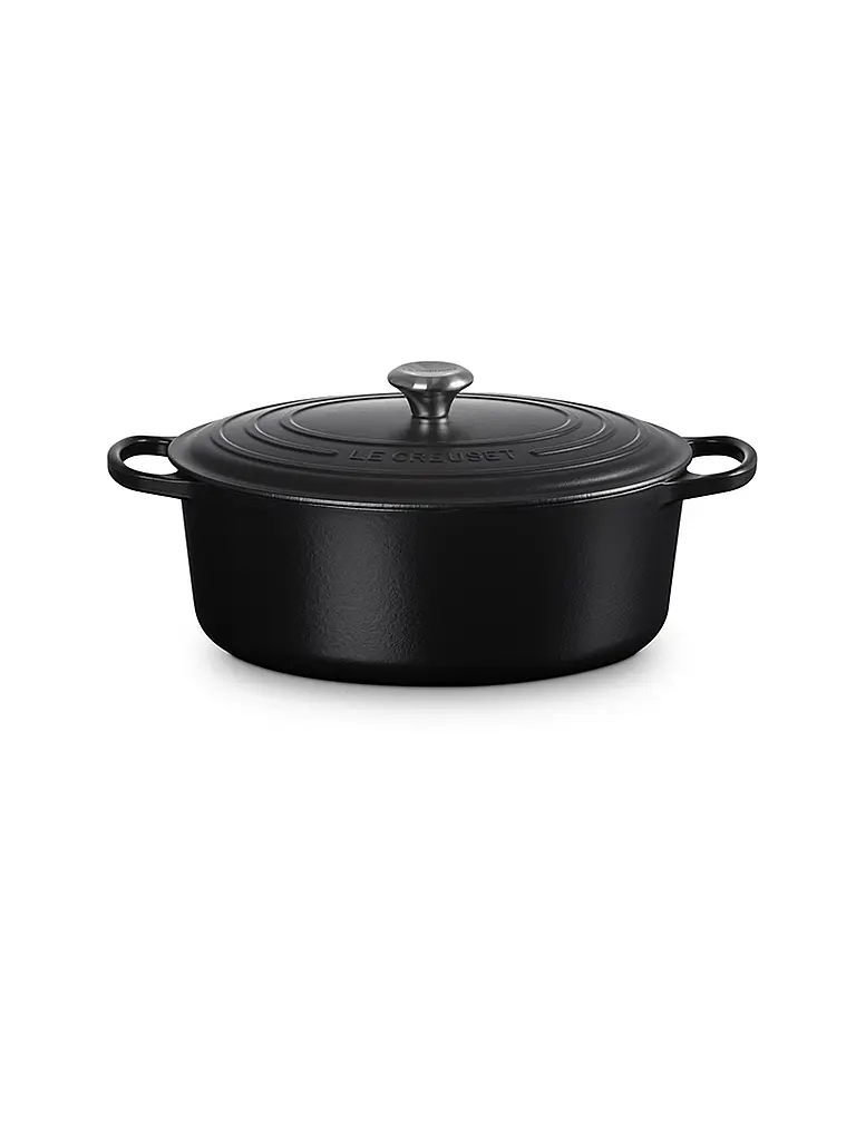 LE CREUSET | Cocotte ovale SIGNATURE 33cm/7,5l Nera | Nero