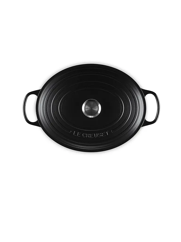 LE CREUSET | Cocotte ovale SIGNATURE 33cm/7,5l Nera | Nero