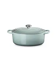 LE CREUSET | Bräter ovale 33cm/7,5l SIGNATURE Azure | Grigio chiaro