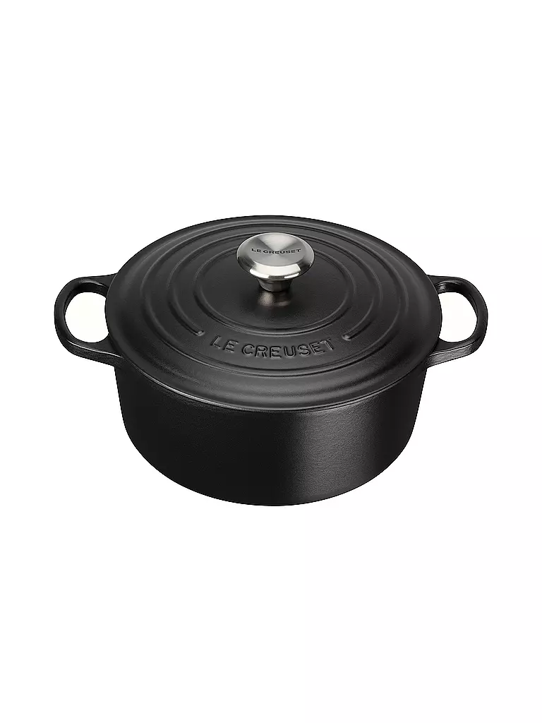 LE CREUSET | Cocotte rotonda "Signature" 24cm/4,2l (Nero) | Nero