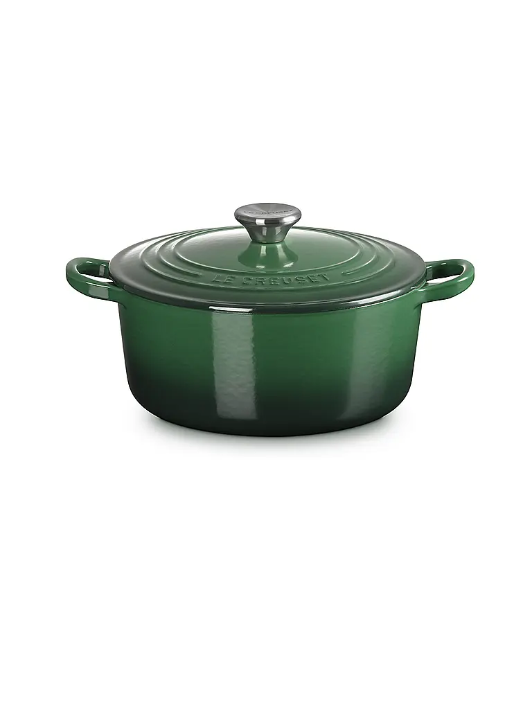 LE CREUSET | Cocotte rotonda 22cm TRADITION Juniper | Verde scuro