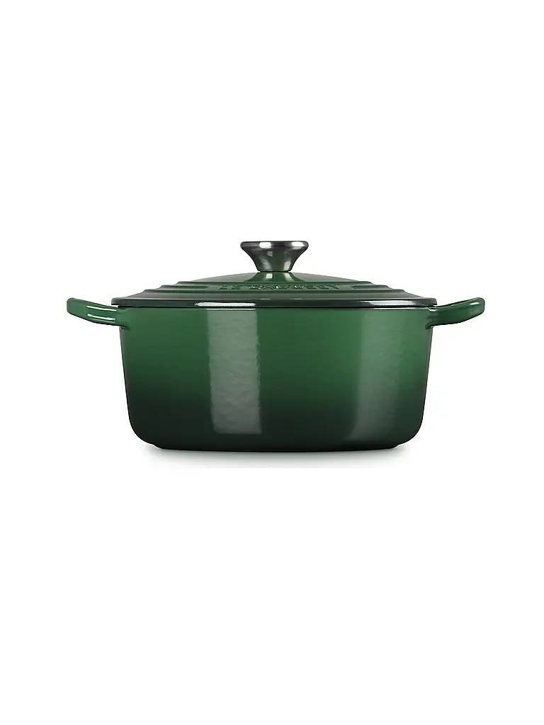 LE CREUSET | Cocotte rotonda 22cm TRADITION Juniper | Verde scuro