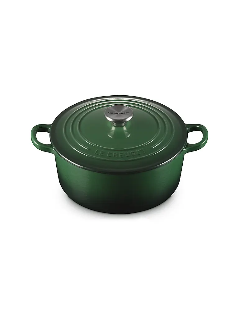 LE CREUSET | Cocotte rotonda 22cm TRADITION Juniper | Verde scuro