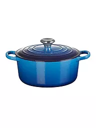 LE CREUSET | Bräter rund Signature 24cm/4,2l Meringue | Blu