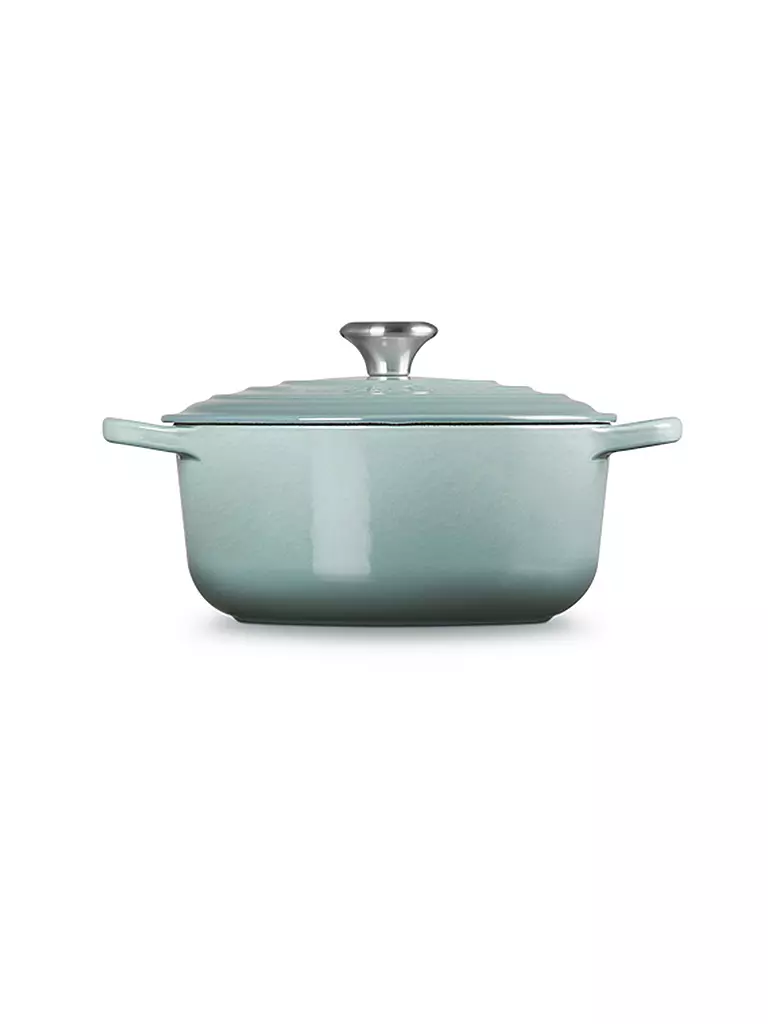 LE CREUSET | Cocotte rotonda SIGNATURE 20 cm/2,4 l Sea Salt | Grigio chiaro