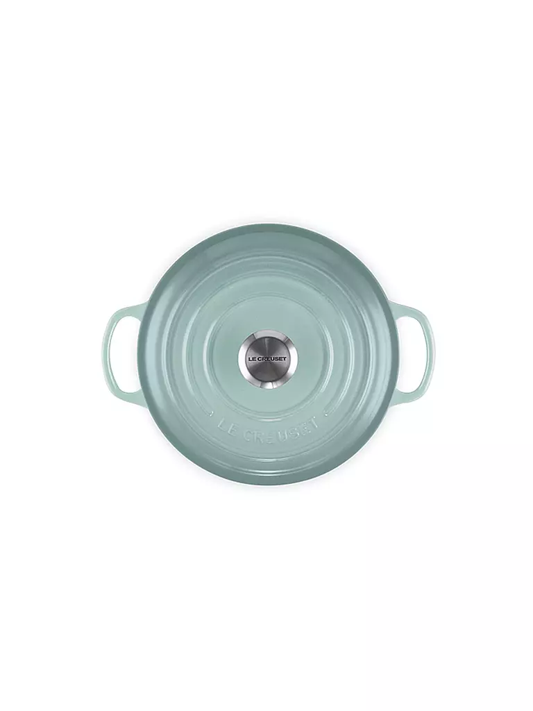 LE CREUSET | Cocotte rotonda SIGNATURE 20 cm/2,4 l Sea Salt | Grigio chiaro