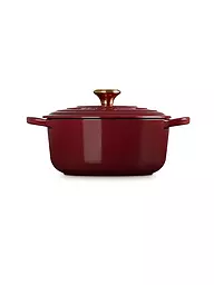 LE CREUSET | Cocotte rotonda SIGNATURE 20cm/2,4l | Rosso scuro