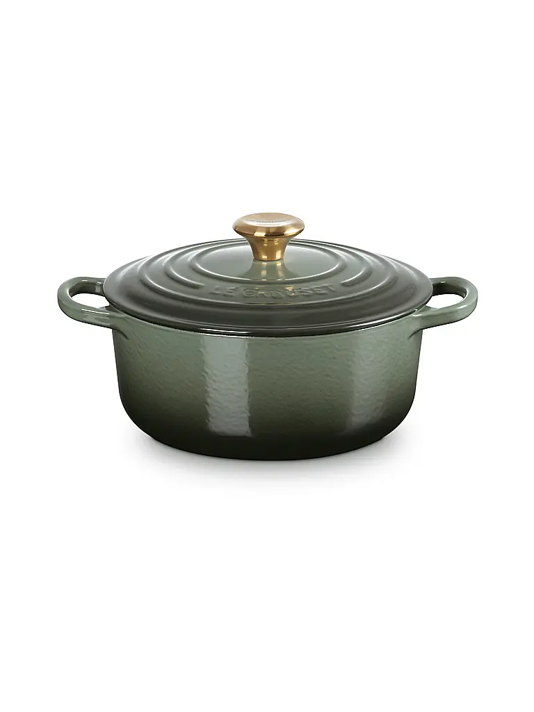 LE CREUSET | Cocotte rotonda SIGNATURE 20cm/2,4l | Verde scuro