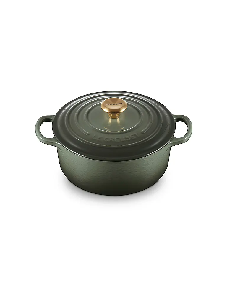 LE CREUSET | Cocotte rotonda SIGNATURE 20cm/2,4l | Verde scuro