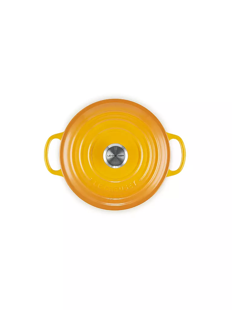 LE CREUSET | Cocotte rotonda SIGNATURE 20cm/4,2l Nectar | Giallo