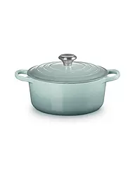 LE CREUSET | Bräter rund Signature 24cm/4,2l Meringue | Grigio chiaro