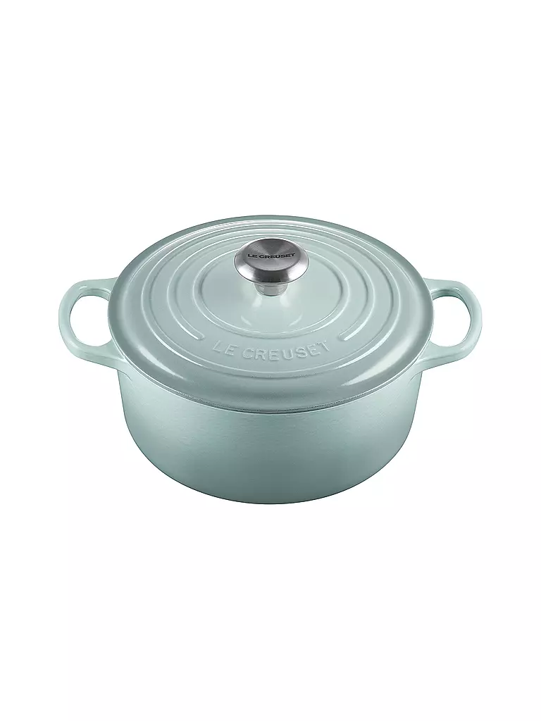 LE CREUSET | Cocotte rotonda Signature 24 cm/4,2 l Sea Salt | 