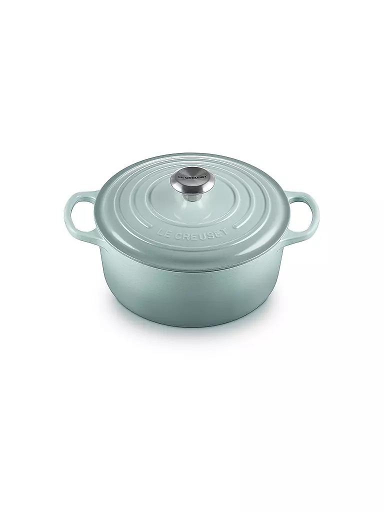 LE CREUSET | Cocotte rotonda Signature 24 cm/4,2 l Sea Salt | 