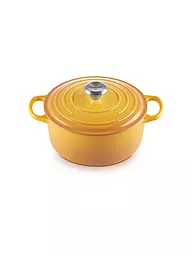 LE CREUSET | Bräter rund Signature 24cm/4,2l Meringue | Giallo
