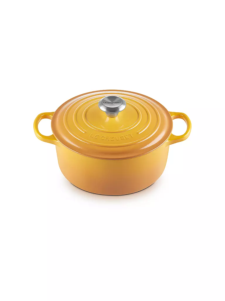 LE CREUSET | Cocotte rotonda SIGNATURE 24cm/3,3l Nectar | Giallo