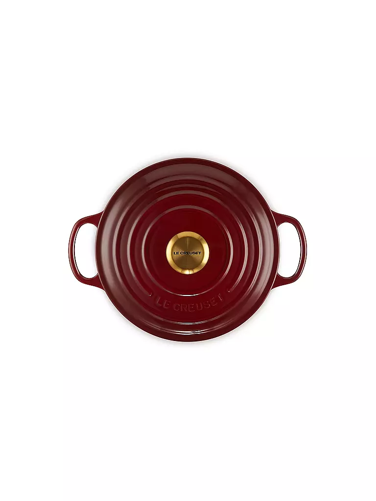 LE CREUSET | Cocotte rotonda SIGNATURE 24cm/4,2l Garnet | 