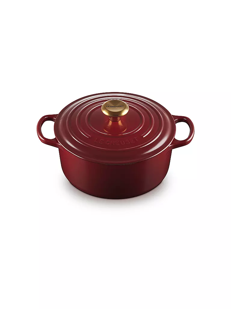 LE CREUSET | Cocotte rotonda SIGNATURE 24cm/4,2l Garnet | 