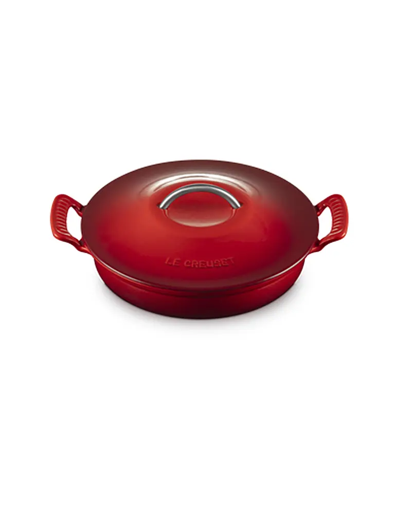 LE CREUSET | Gorumet-Profitopf MODERN HERITAGE 28cm 2,9l Rosso ciliegia | Rosso