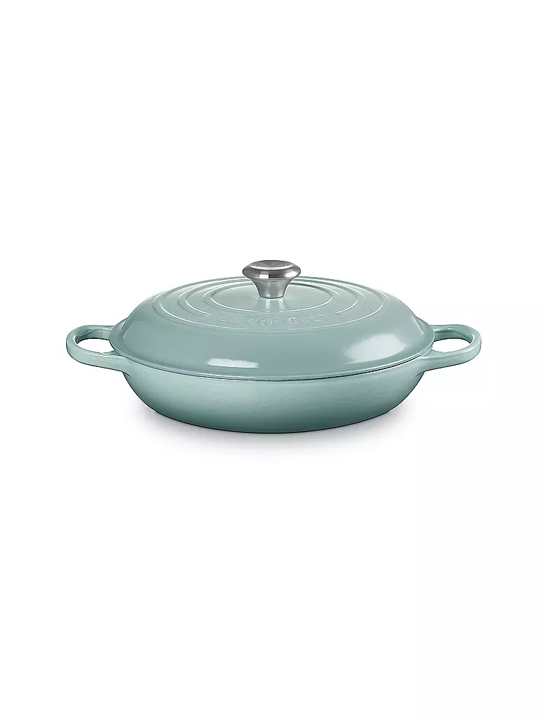 LE CREUSET | Gourmet Profitopf 30cm/3,5l SIGNATURE Sea Salt | Grigio chiaro