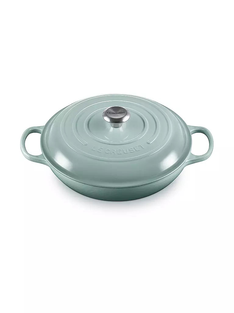 LE CREUSET | Gourmet Profitopf 30cm/3,5l SIGNATURE Sea Salt | Grigio chiaro