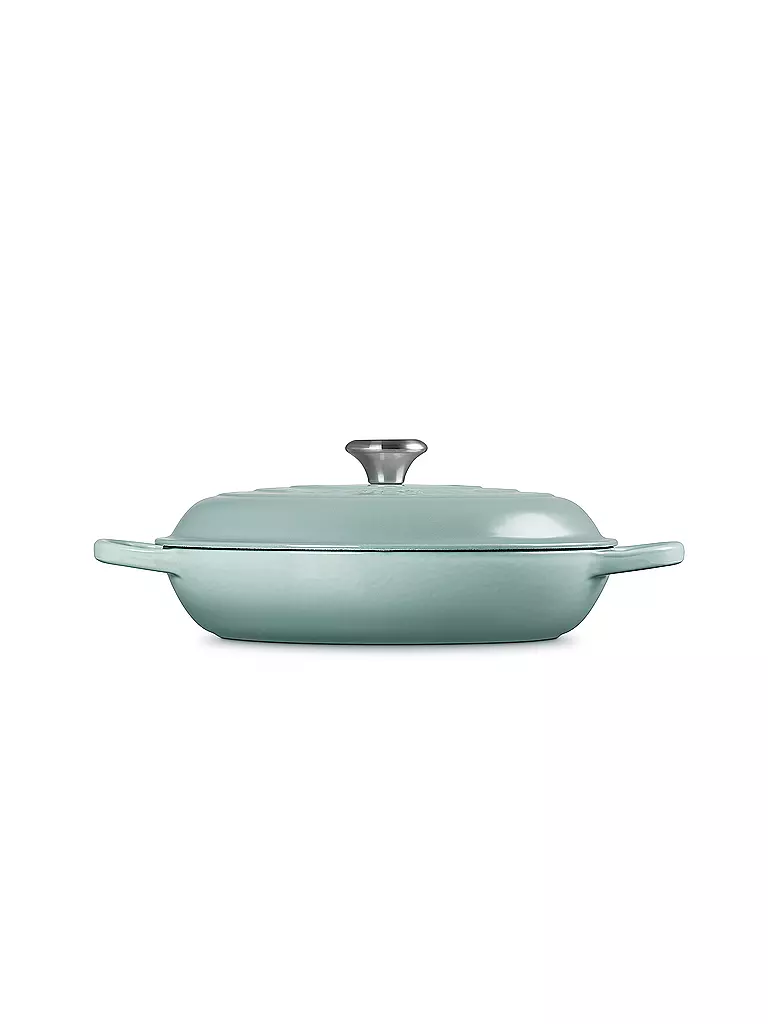 LE CREUSET | Gourmet Profitopf 30cm/3,5l SIGNATURE Sea Salt | Grigio chiaro