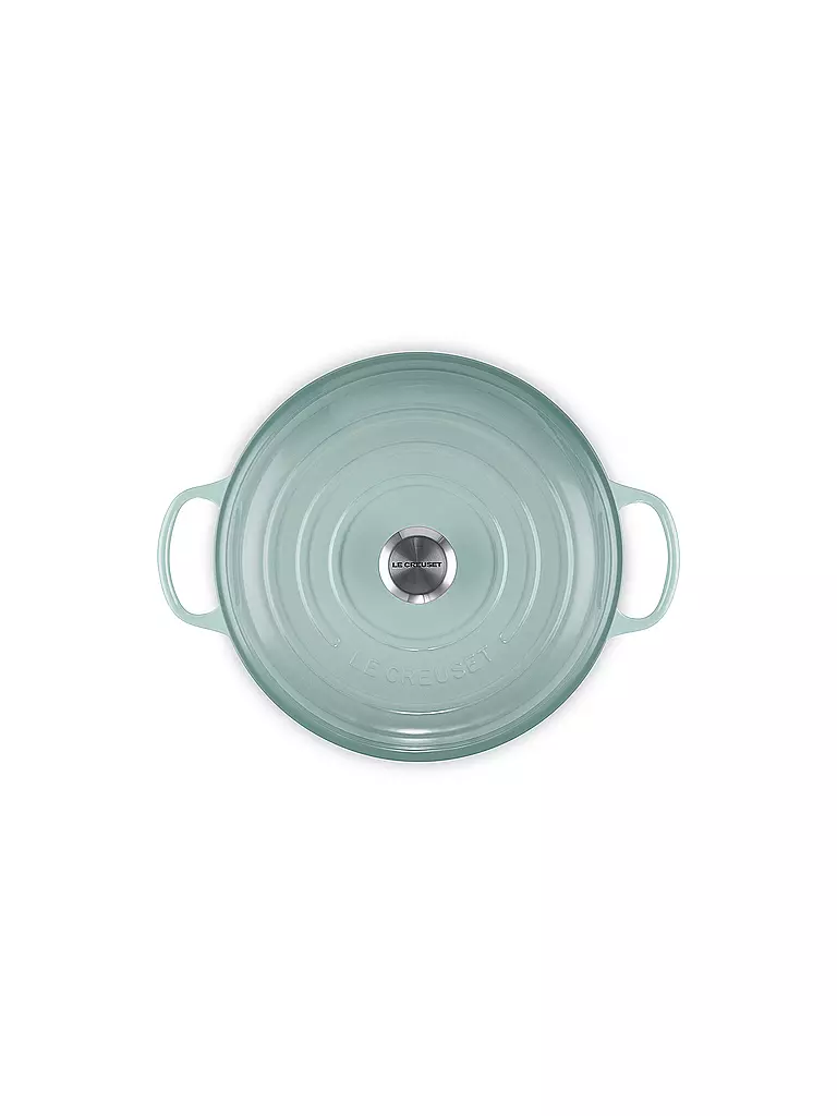 LE CREUSET | Gourmet Profitopf 30cm/3,5l SIGNATURE Sea Salt | Grigio chiaro