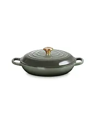LE CREUSET | Gourmet Profitopf 30cm/3,5l SIGNATURE Azure | Verde scuro