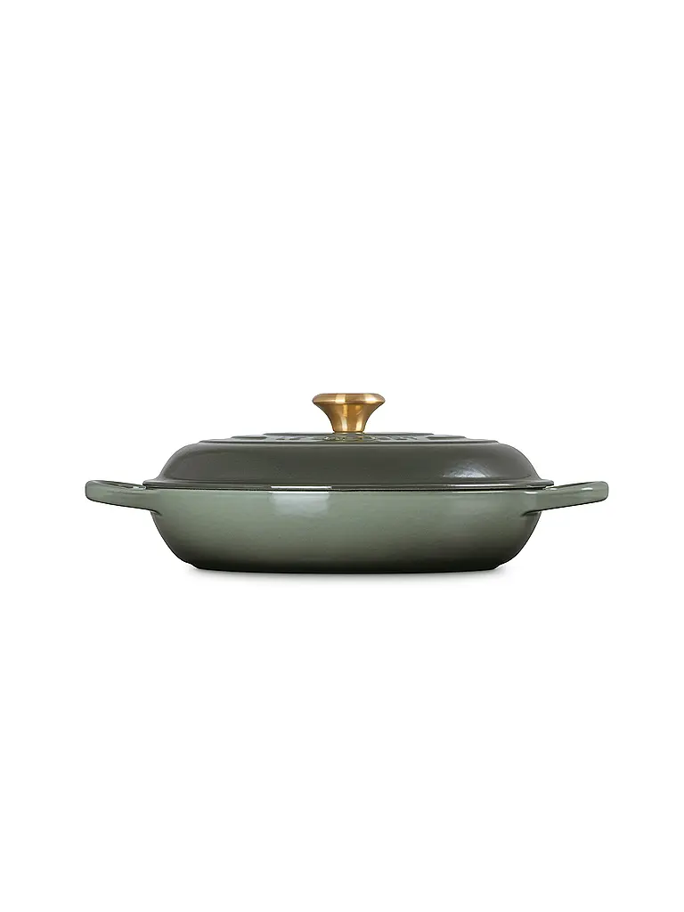 LE CREUSET | Gourmet Profitopf 30cm/3,5l SIGNATURE Timo | Verde scuro