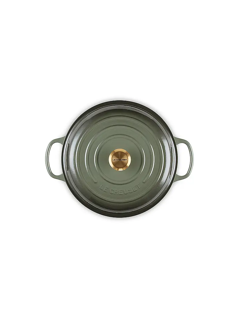 LE CREUSET | Gourmet Profitopf 30cm/3,5l SIGNATURE Timo | Verde scuro