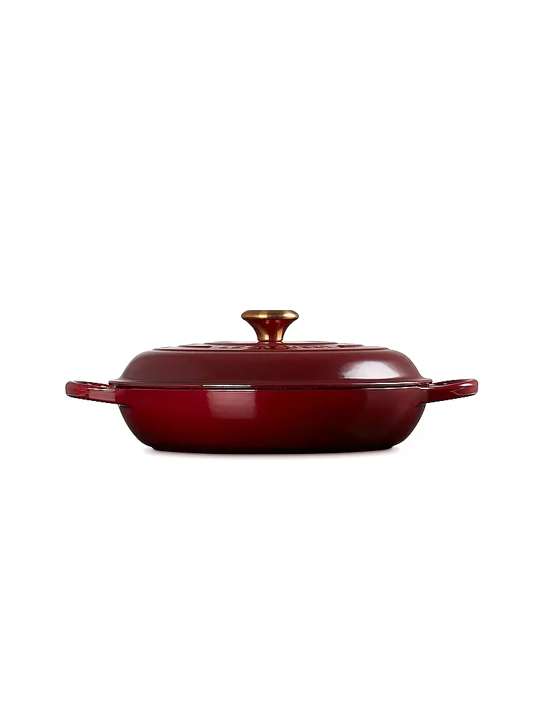 LE CREUSET | Gourmet Profitopf SIGNATURE 30cm/3,2l Granato | Rosso scuro