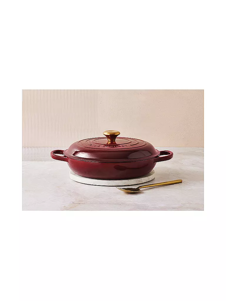 LE CREUSET | Gourmet Profitopf SIGNATURE 30cm/3,2l Granato | 