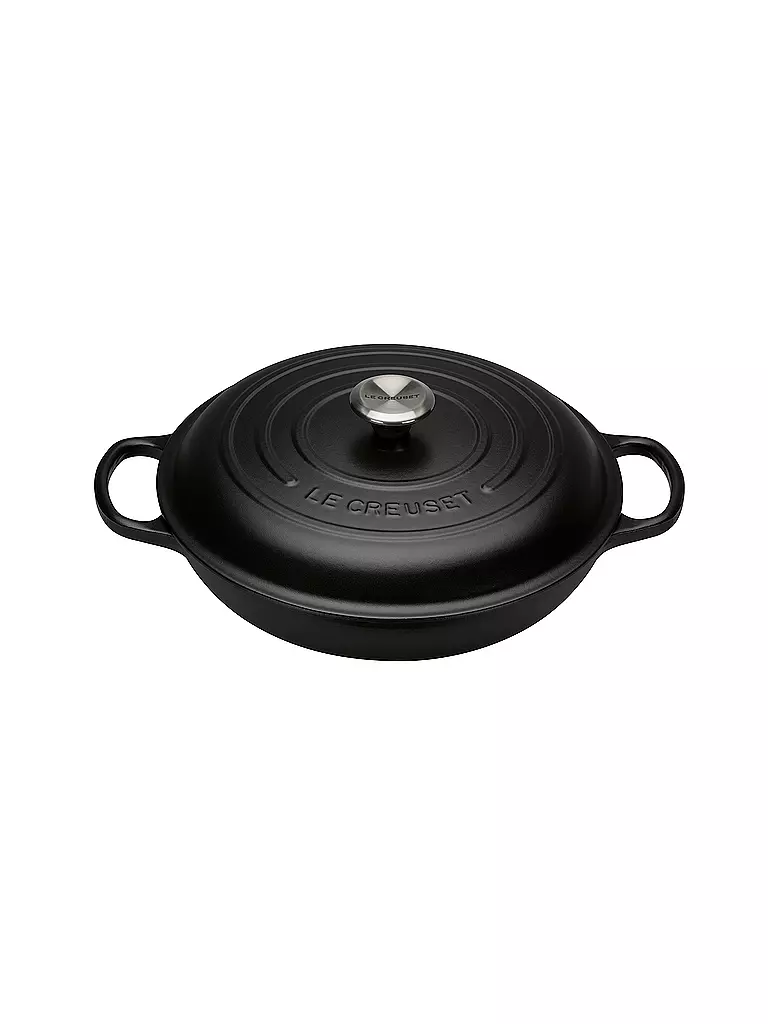 LE CREUSET | Gourmet-Profitopf "Signature" 30cm/ 3,5l (Nero) | Nero