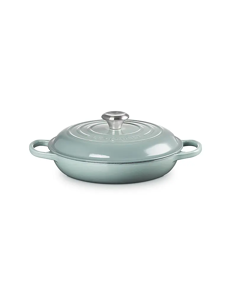 LE CREUSET | Gourmet-Profitopf SIGNATURE 26cm Sea Salt | Grigio chiaro