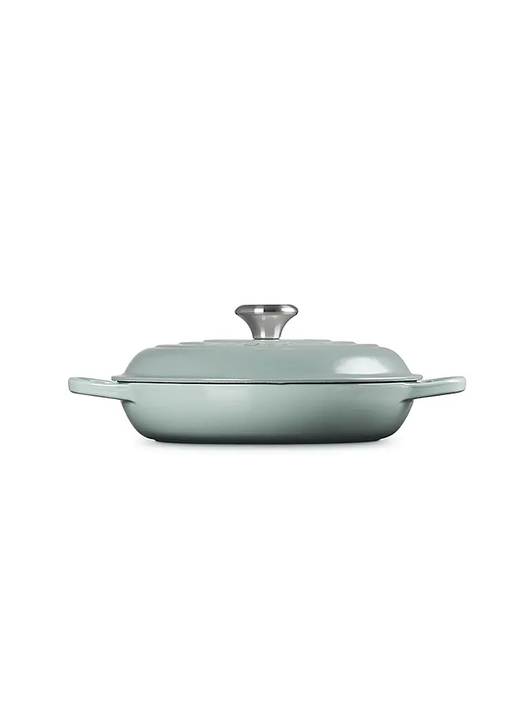 LE CREUSET | Gourmet-Profitopf SIGNATURE 26cm Sea Salt | Grigio chiaro