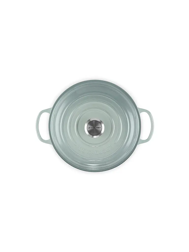 LE CREUSET | Gourmet-Profitopf SIGNATURE 26cm Sea Salt | Grigio chiaro