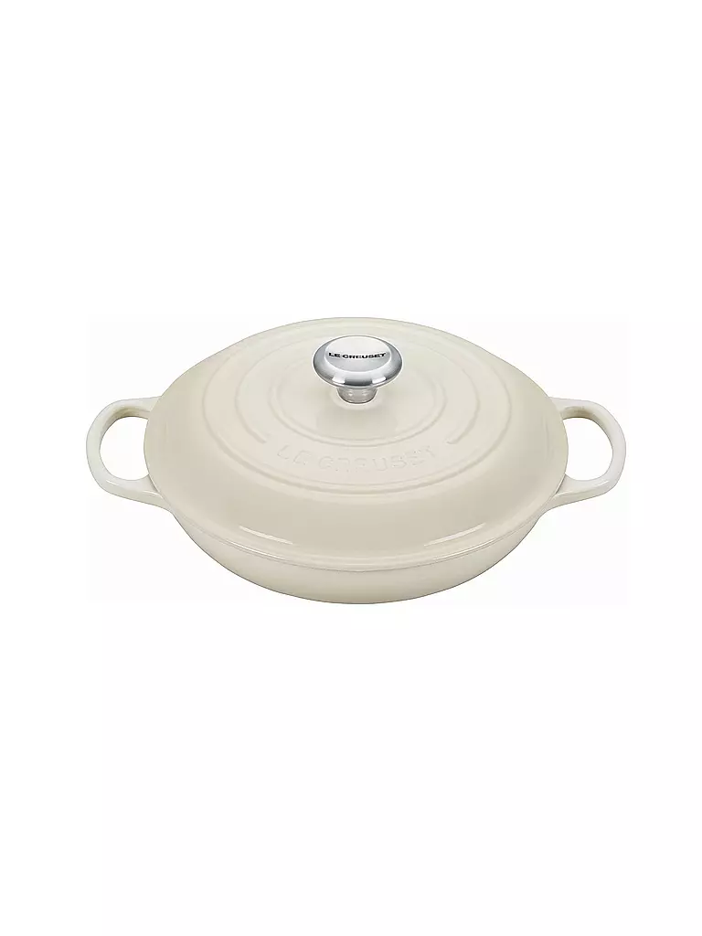 LE CREUSET | Gourmet-Profitopf Signature 30cm/3,2l Meringue | Crema