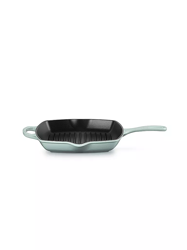 LE CREUSET | Grill quadrato SIGNATURE 26x26 cm | Grigio chiaro
