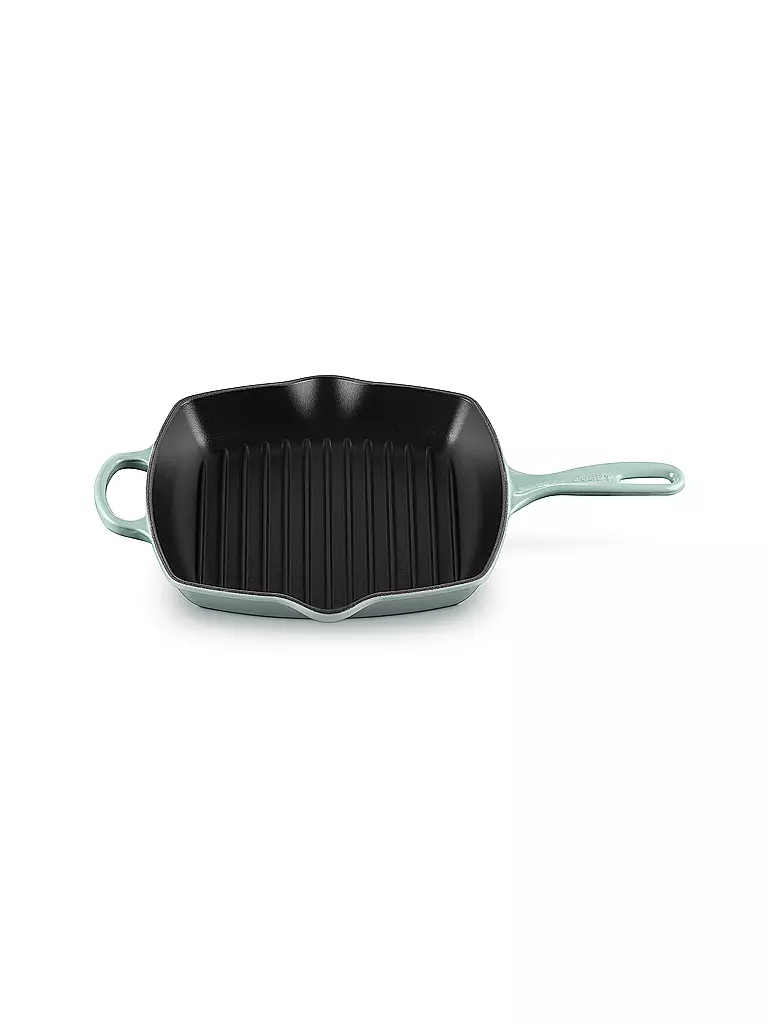 LE CREUSET | Grill quadrato SIGNATURE 26x26 cm | Grigio chiaro