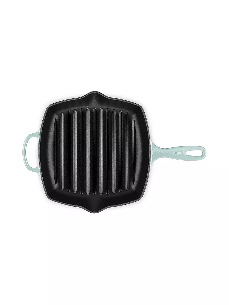 LE CREUSET | Grill quadrato SIGNATURE 26x26 cm | Grigio chiaro