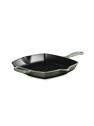 LE CREUSET | Grill quadrato SIGNATURE 26x26 cm | Verde scuro