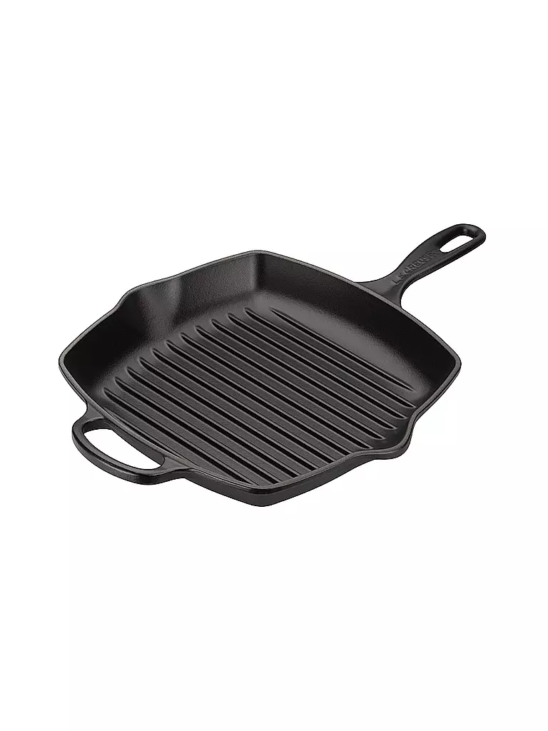 LE CREUSET | Grillpfanne quadratisch 26x26cm "Signature" (Nero) | Nero