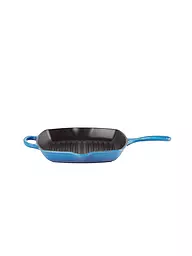 LE CREUSET | Grill quadrato SIGNATURE 26x26 cm | Blu