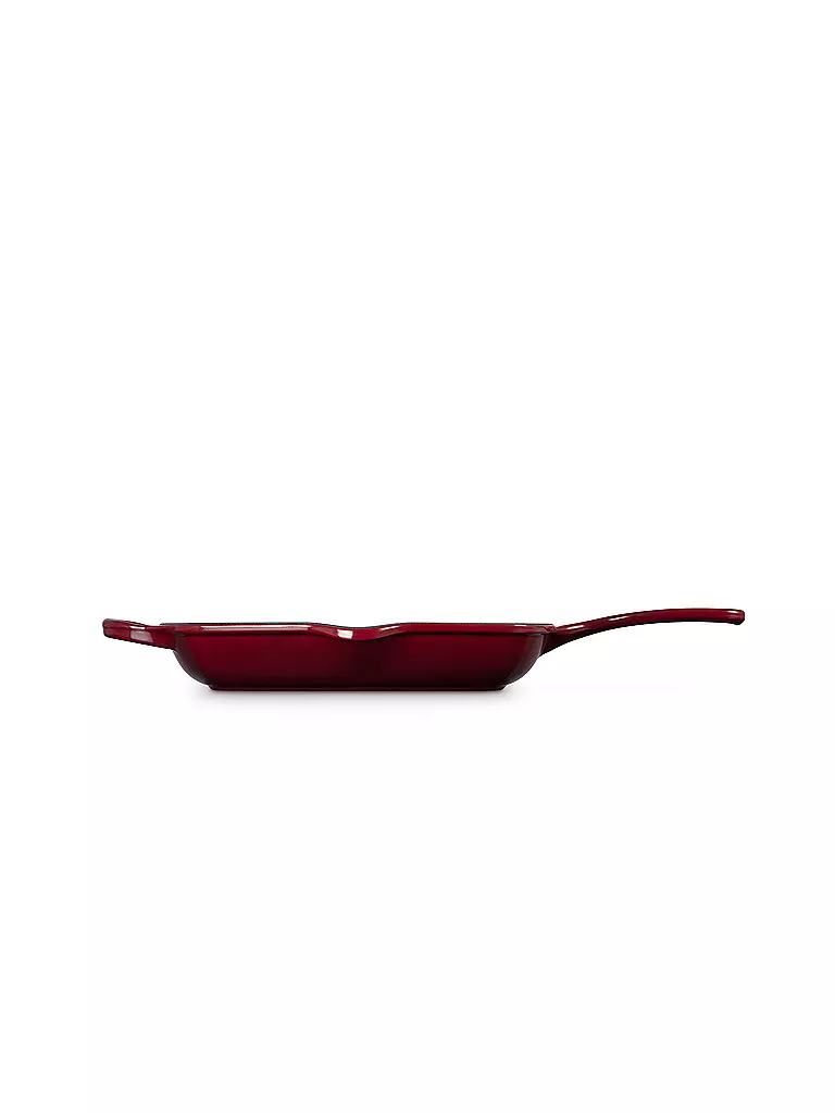LE CREUSET | Grillpfanne quadratisch SIGNATURE 26x26cm Garnet | Rosso scuro