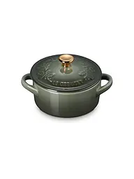 LE CREUSET | Mini cocotte con coperchio 10cm/0,25l HOLLY Thyme | Verde scuro