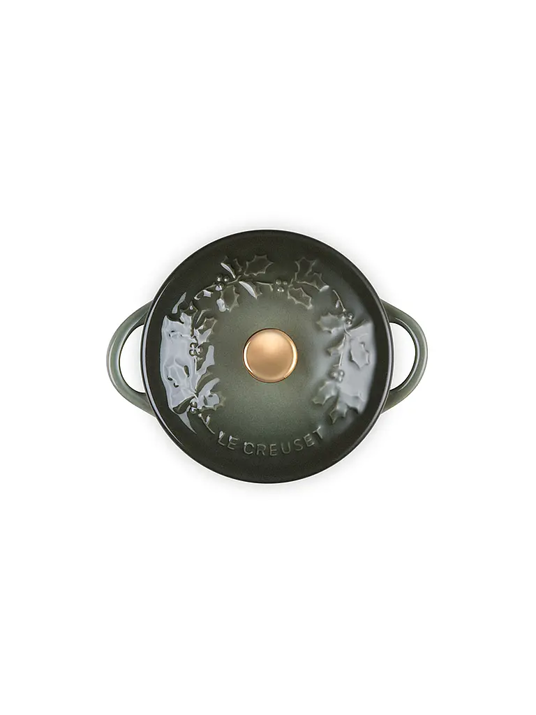 LE CREUSET | Mini cocotte con coperchio 10cm/0,25l HOLLY Thyme | Verde scuro