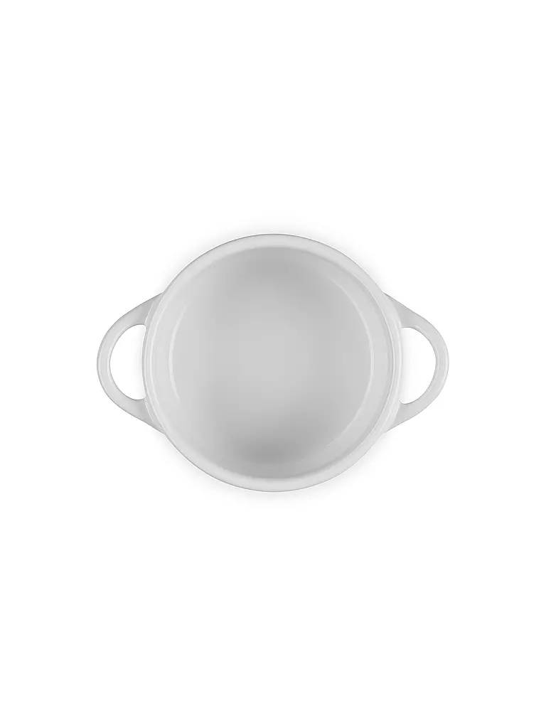 LE CREUSET | Mini Cocotte con coperchio 10cm/0,25l HOLLY White | Bianco