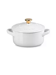 LE CREUSET | Mini Cocotte mit Deckel 10cm/0,25l HOLLY White | Bianco