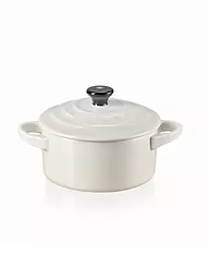 LE CREUSET | Mini-Cocotte "Poterie" 10 cm 0,2 L Meringa | Crema