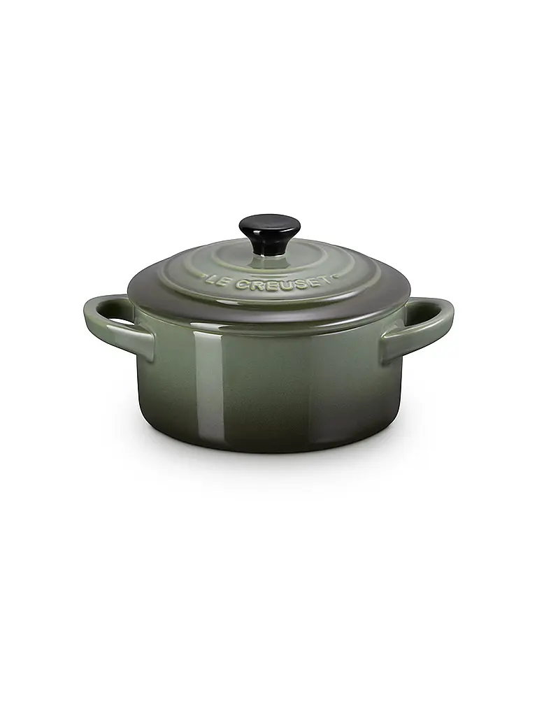 LE CREUSET | Mini-Cocotte POTERIE 10cm/0,2L Timo | Verde scuro