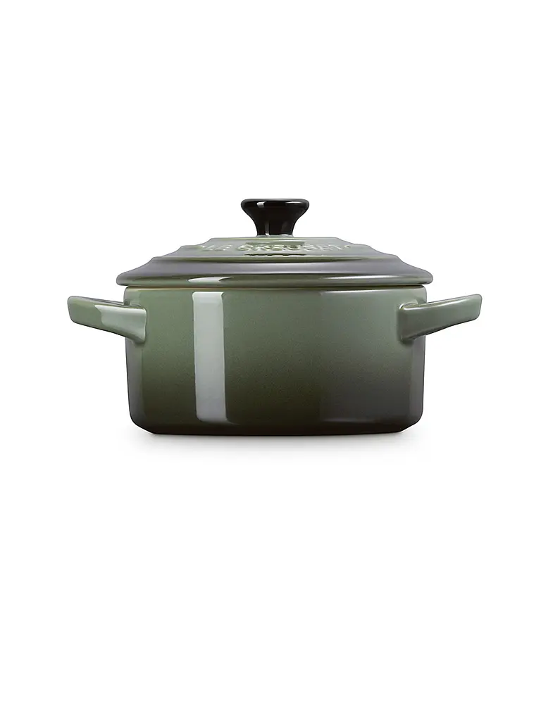 LE CREUSET | Mini-Cocotte POTERIE 10cm/0,2L Timo | Verde scuro